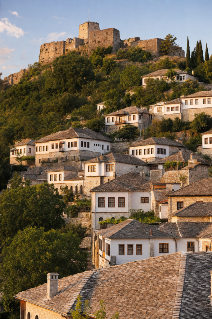 Gjirokaster, Albania - Hidden Gem | Tripvorra Gjirokaster, Albania - hillside Ottoman stone city