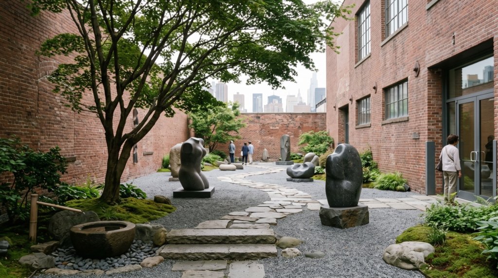 Noguchi Museum sculpture garden, Queens - underrated thing to do in NYC
