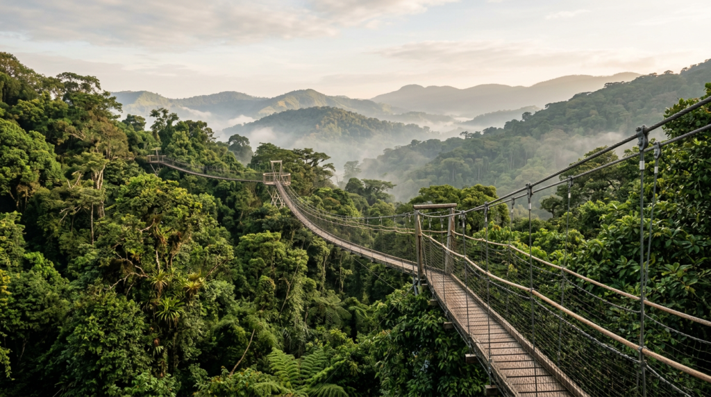 Nyungwe Forest, Rwanda - Underrated Travel | Tripvorra Nyungwe Forest canopy walkway, Rwanda