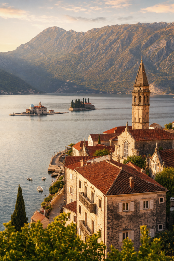 Perast, Montenegro - Hidden Gem | Tripvorra Perast, Montenegro - Baroque village on the Bay of Kotor