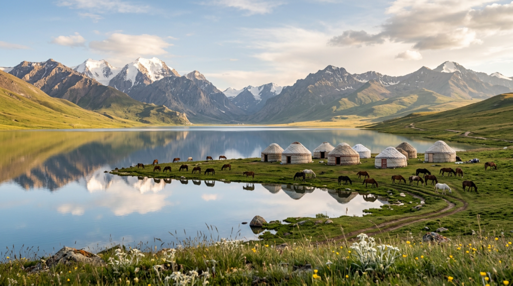Song-Kul Lake, Kyrgyzstan - Underrated Travel | Tripvorra Song-Kul Lake, Kyrgyzstan - high-altitude yurt country in the Tian Shan mountains
