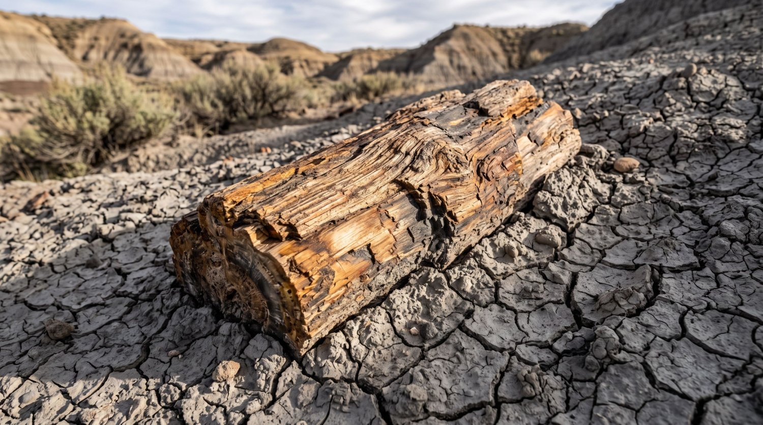 Petrified wood, Bisti Badlands, New Mexico - Tripvorra